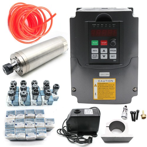 【DE】2.2KW Square Spindle VFD 220V ER20 Air Cooled Motor Inverter CNC Milling Kit - Afbeelding 1 van 10