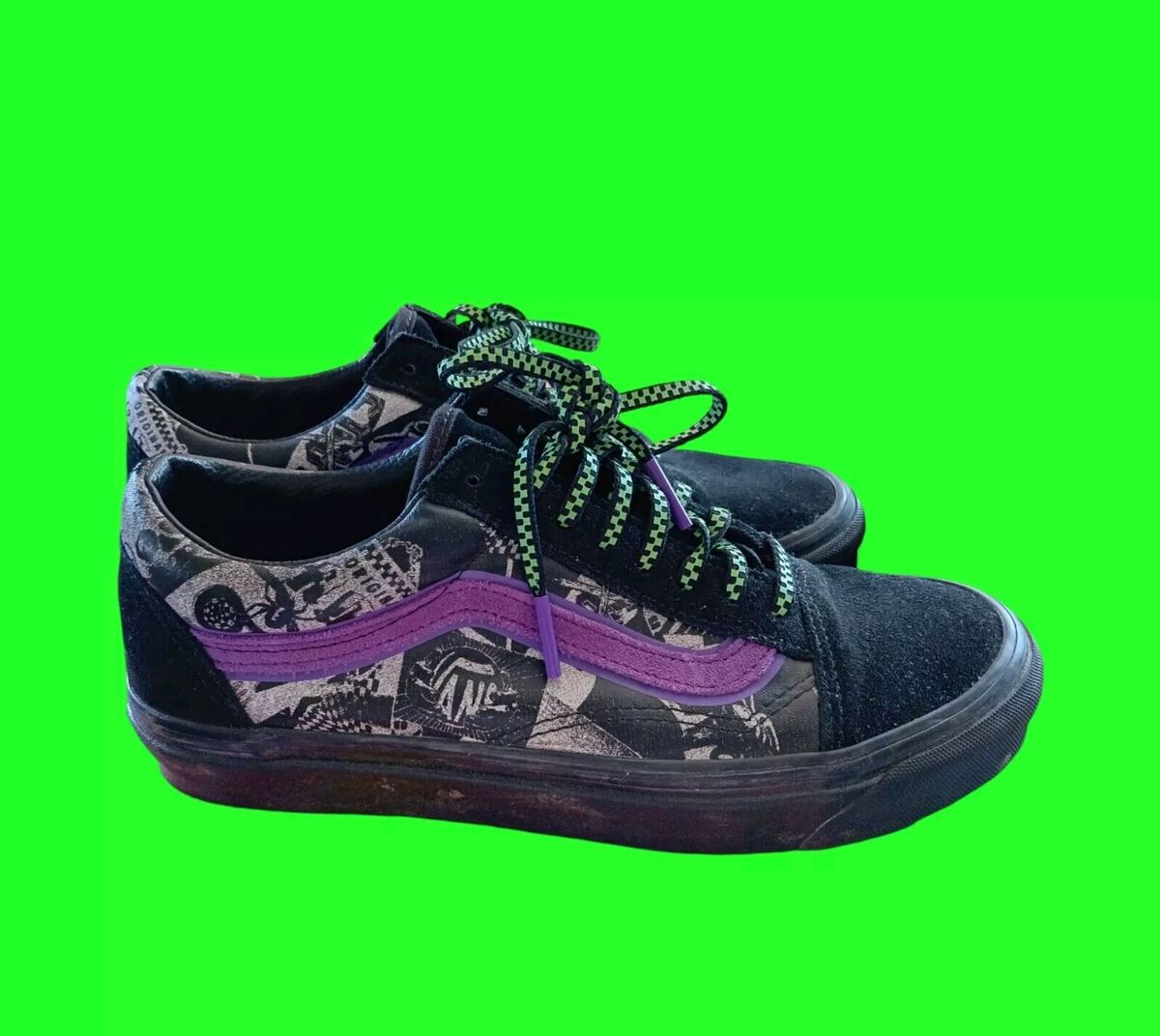 Vans Unisex Halloween Punk Old Skool 36 Dx Sneakers Black Vans Unisex Halloween Punk Old Skool 36 Dx Sneakers Black