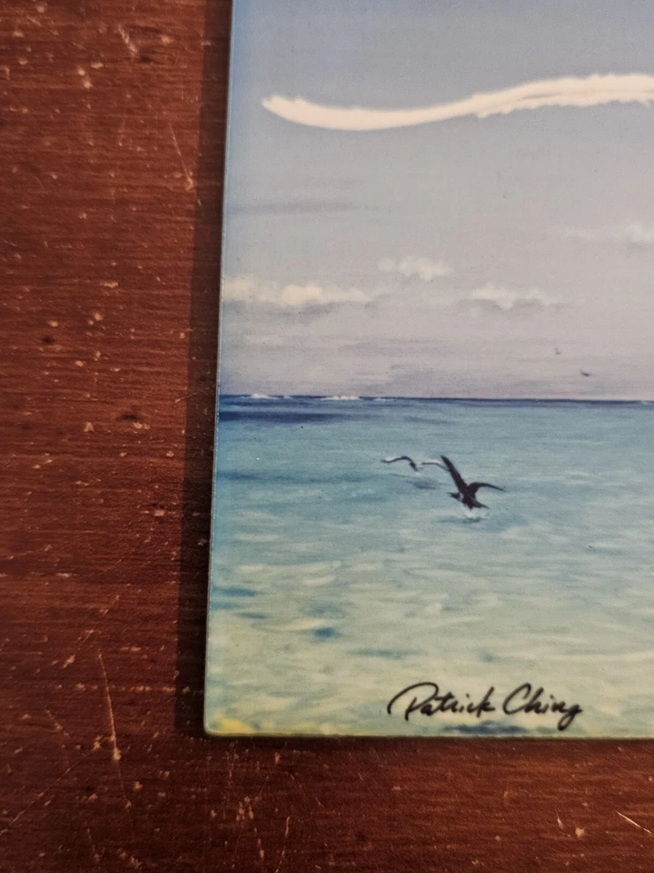 TROPIC BIRD Art Print By Hawaian Artist Patrick Ching Printed On Ceramic Tile - Image 2 of 4