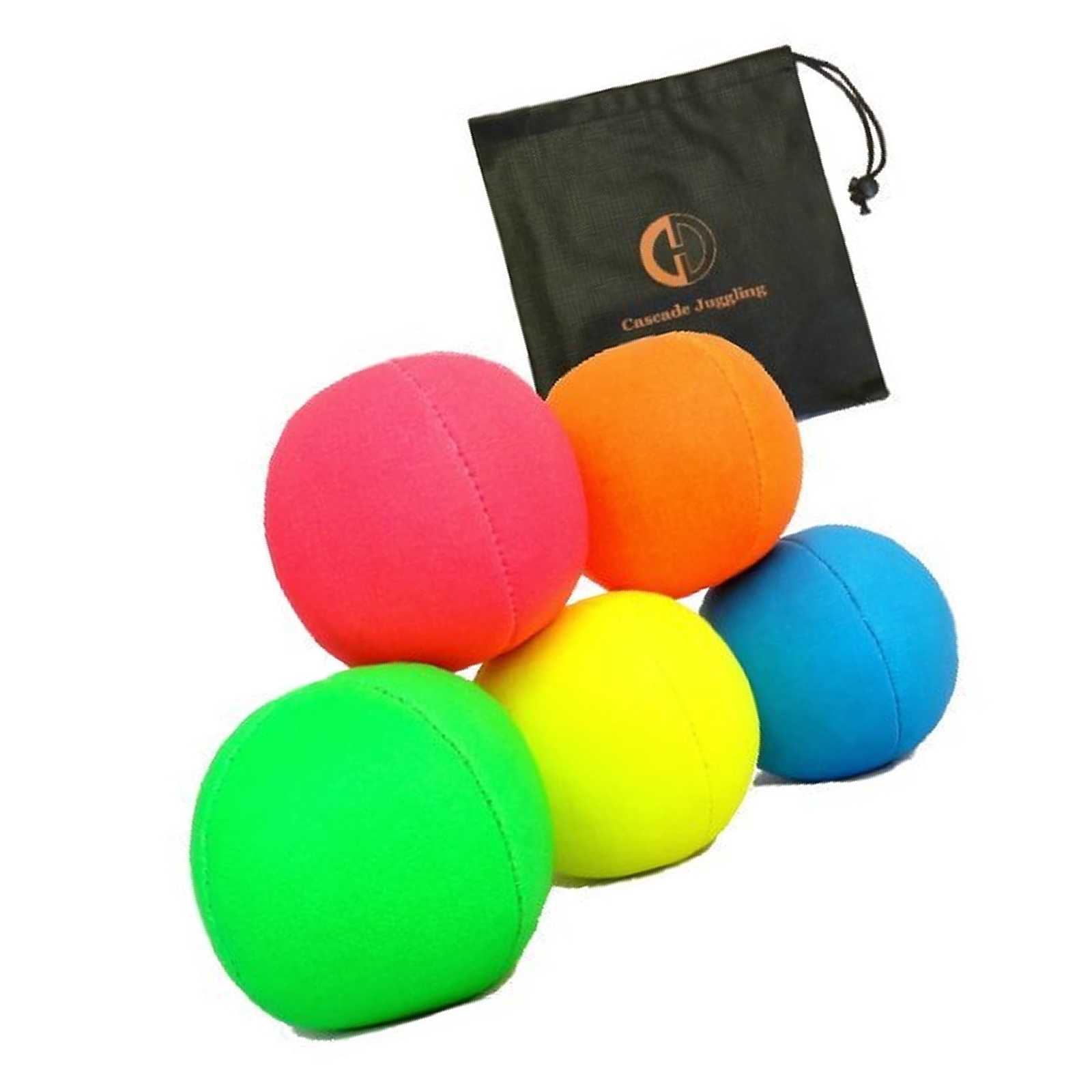 5 x Pro UV Smoothie Juggling Balls & Bag Set of 5 Juggling Balls eBay