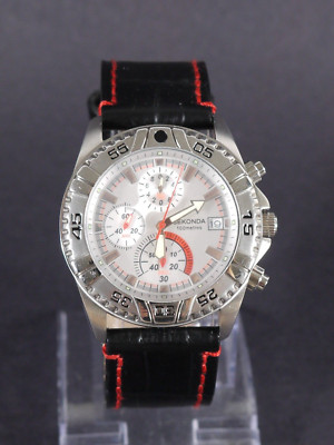 Sekonda 100 Metres CKX 3096 Quartz Chronograph Date Watch VGC