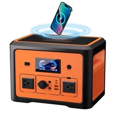 Portable Power Station 665.6Wh, 600W(Peak 1800W) Solar Power Station