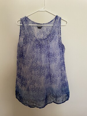 Oh, Baby By Motherhood Two ￼ Layer￼ Sheer Tank Top Size Large
