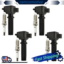 4 x Ignition Coils & 4 x Iridium Spark Plugs for Ford Focus EcoSport Escape 2.0L