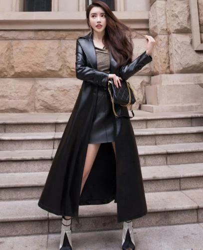 plus size faux leather coats