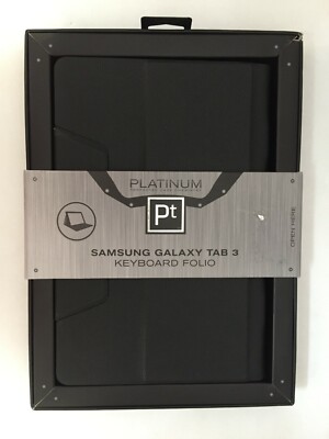 Platinum Samsung Galaxy Tab 3 10.1 Keyboard Folio