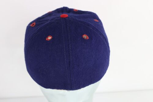 Vintage 70s Distressed Wool Texas Rangers Baseball Fitted Hat Cap Blue 7 5/8 USA - Picture 5 of 11