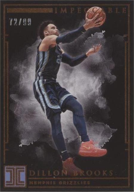 2018-19 Panini Impeccable - Dillon Brooks #81 - 1 of 2