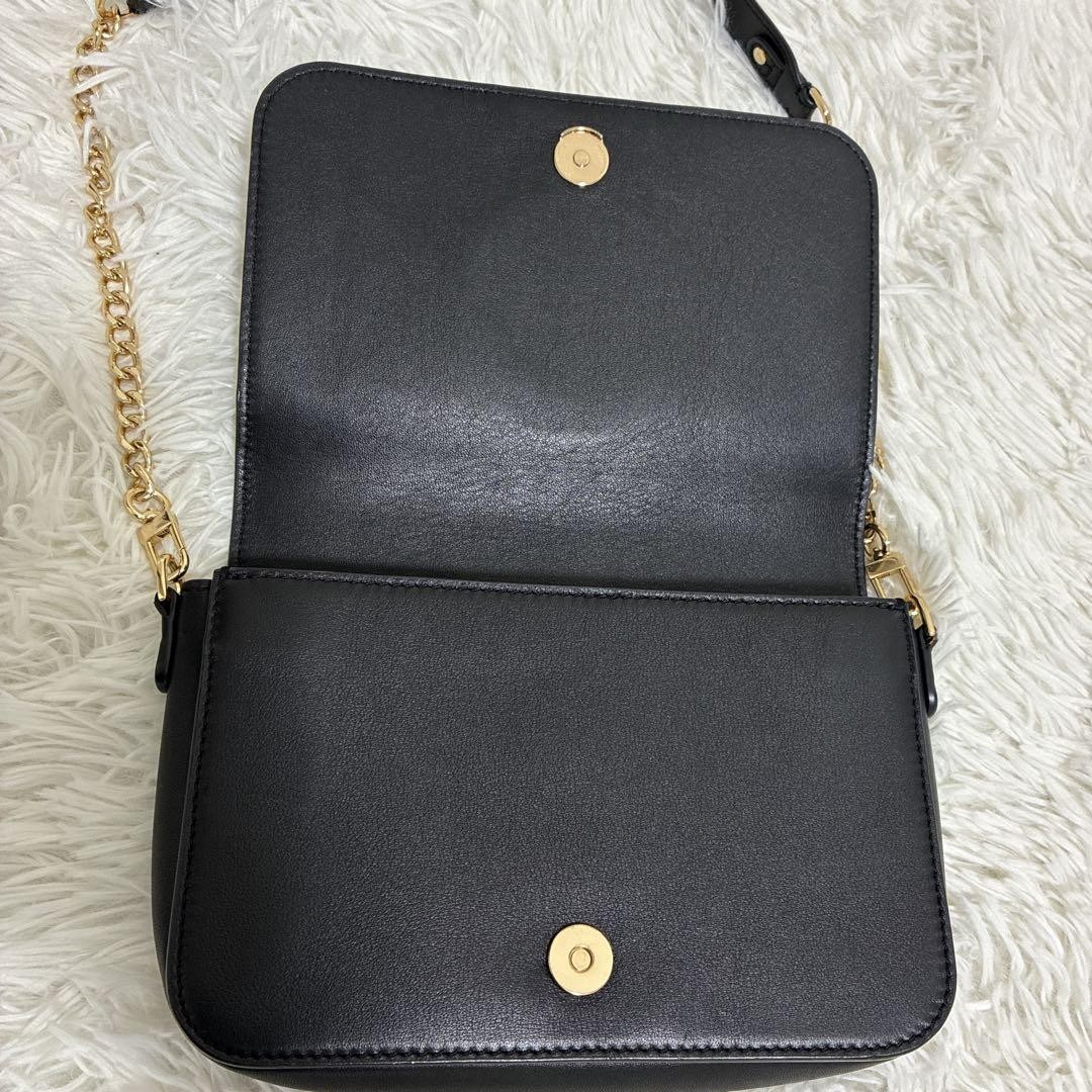 Tory Burch 2-way Chain Shoulder Bag Leather Black Women's From Japan thumbnail 12