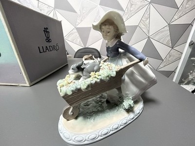 SCHÖNE LLADRO FIGUR A BARROW OF FUN ( A LA CARRERA ) #5460 NEUWERTIG
