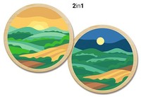 Malen Nach Zahlen HüGel - Malen Nach Zahlen Auf Holz (Ravensburger Ag) Neu/Ovp