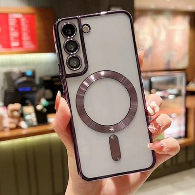 Samsung Galaxy Note10 Hülle Galvanisch Lila Kompatibel MagSafe