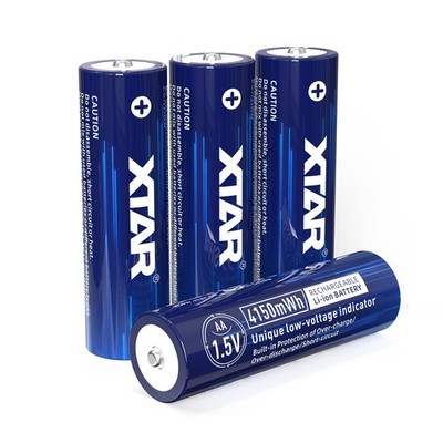 XTAR aa Batteries 1.5V Battery 4150mWh (4pcs 1.5V AA 4150mWh)