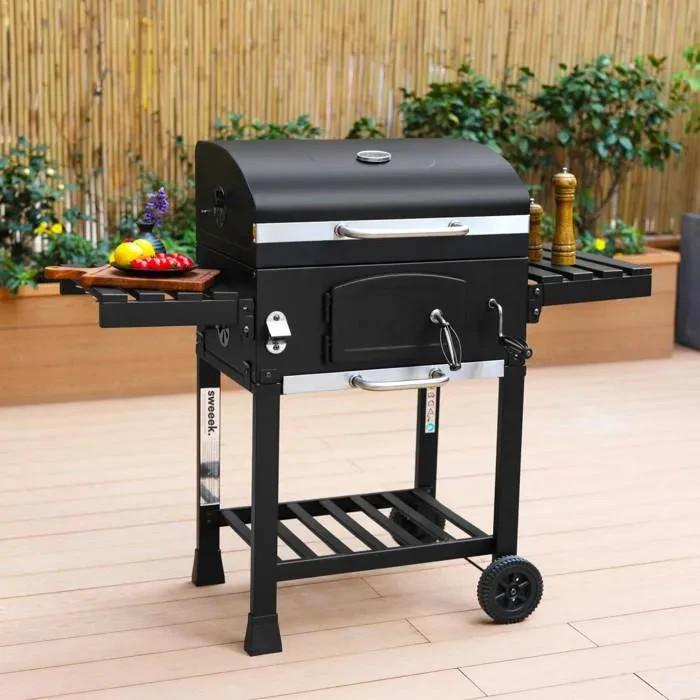 Barbecue charbon de bois chariot Bernard pour réussir toutes vos cuissons directes - 3