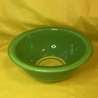 Vintage Pyrex 322 1L Green Glass Clear Bottom Mixing Bowl