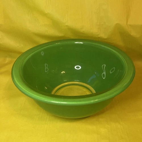Vintage Pyrex 322 1L Green Glass Clear Bottom Mixing Bowl