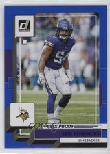 2022 Panini Donruss Press Proof Blue Eric Kendricks #110 1d5d