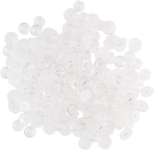 100 Sets Clear KAM Snaps, Size 20 T5 Resin Plastic Snaps Buttons Fasteners Punch