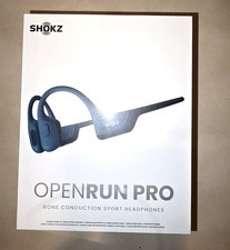 Shokz -OpenRun Pro Premium Bone Conduction Open-Ear Sport Headphones -Steel Blue