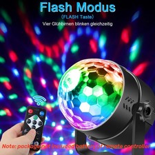 Party Magic Disco Ball Light LED Club RGB Rotating DJ Stage Light Remote KTV Bar