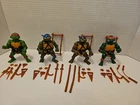 Vtg Set ALL 4 - 1988 TMNT  100% COMPLETE Don,Raph,Mike,Leo Teenage Ninja Turtles