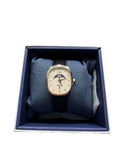 Noah x Timex Oval Moon Phase Gold-Plated Blac...