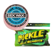 Sex Wax Tropical Bar Surf Wax with Pickle Wax Remover