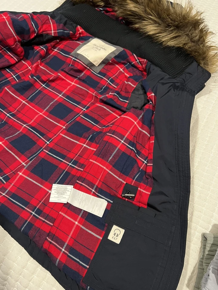 Chaqueta Abercrombie & Fitch Mujer’s Azul Marino y2k M Foto 2 de 4