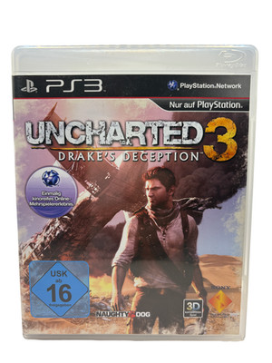Uncharted 3 Drakes Deception (Sony PlayStation 3) PS3 Gut mit Anleitung