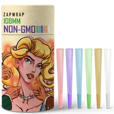 100 Pack King Size Rolling Paper Cones with Loader & Packing Sticks