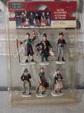 Lemax Village Collection Christmas Winter People Figures Set of 6 1999 #92356A