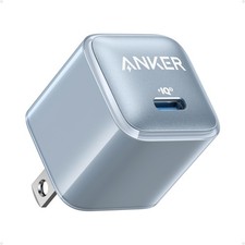 Anker USB C Charger Block, 20W PIQ 3.0 Compact Fast 1 pack, haze blue