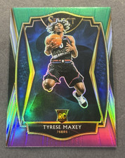 2020-21 Select Tyrese Maxey Green/White/Purple RC Premier Level #174