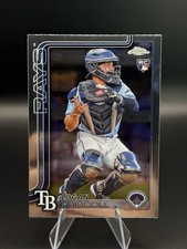 Logan Driscoll 2025 Topps Chrome Tampa Bay Rays #185 Rookie Trading Card MLB