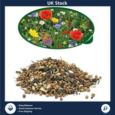 Vibrant Mixed Wildflower Seed Garden Pack Easy Grow Pollinator 100g Bag 199.90 per kilo