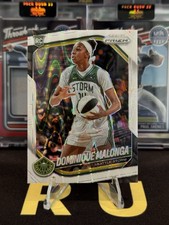 2025 Prizm WNBA - Dominique Malonga #116 - White Seismic Prizm - Storm (RC)