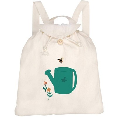 Canvas Rucksack / Backpack ''Watering The Flowers'' (RK00034636)