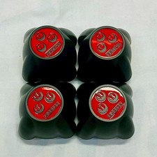 Rs Watanabe Cannonball Type Black Center Caps 70-h50 4pcs Set In Stock