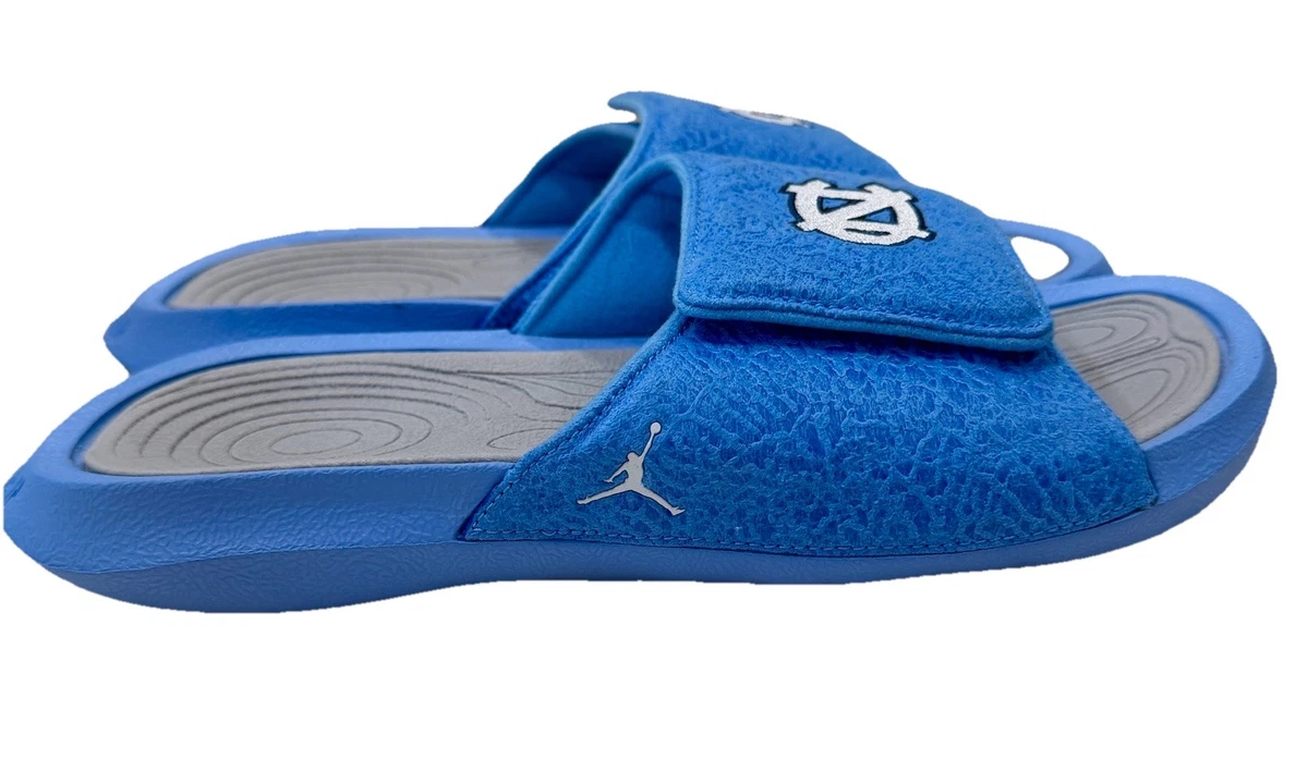 New With Tags In Box! Jordan Post Slide Chambray Size 12 Jordan Blue Slide Sandals for Men for sale | eBay main image 2