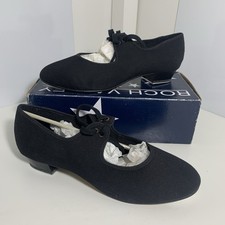 Scarpe da ballo Roch Valley nere Tap, taglia 8L UK/ 42 EU - NUOVE DI ZECCA