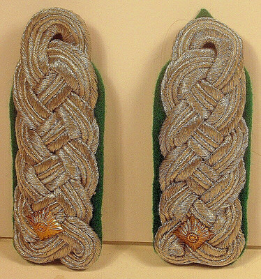 East German Germany Border Guards Major Shoulder Boards Rank NVA DDR GDR V 1