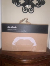 Nekteck Neck and Back Massager with Heat Function Model: LMS-801 NIB