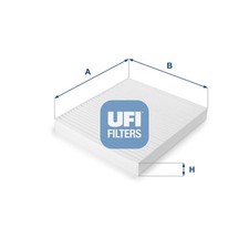 UFI Innenraumfilter 53.150.00 Partikelfilter für FREEMONT JEEP COMPASS MK74 MK49