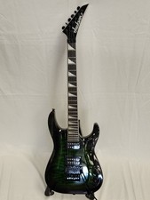 Guitarra eléctrica Jackson JS32Q transparente verde ráfaga