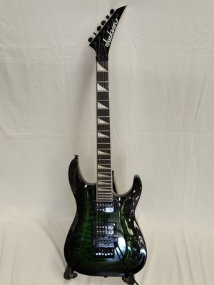 Jackson JS32Q Transparent Green Burst Electric Guitar