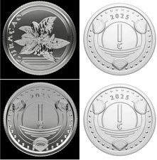 CURACAO + SINT MAARTEN 1 cent 2025 UNC- 2-coin set, 1 From Each Island