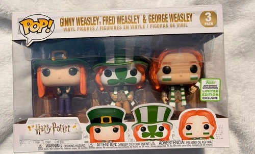 Funko Pop! Harry Potter Ginny, Fred & George Weasley 2019 Spring Convention Excl