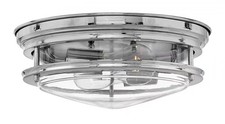 Chrome LED Flush Mount from the Hadley Collection