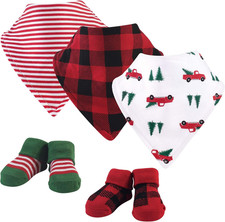 Unisex Babycotton Bib and Sock Set