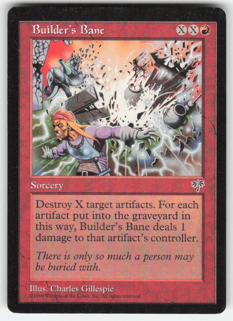 1996 Builder's Bane Mirage MTG